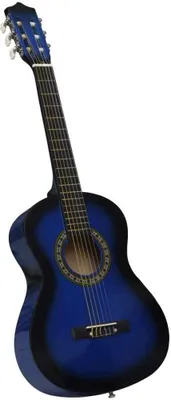 Immagine prodotto di vidaXL Chitarra classica per principianti e bambini blu 1/2 34"