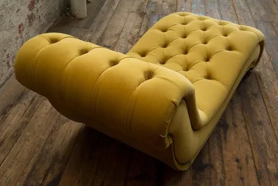 Immagine prodotto di Divano Chesterfield Chaiselongues Chaise Club Relax Lounger Pelle Tessuto Nuovo