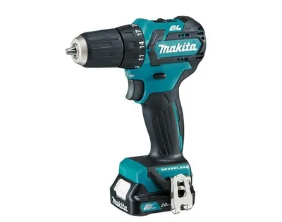Produktbild von Makita DF332DSAE Bohrmaschine Wrenchless 1 kg Schwarz, Blau