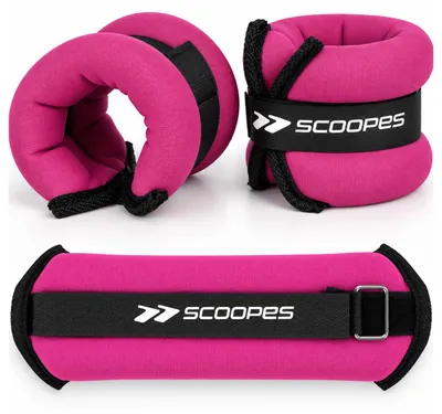 Produktbild von Gewichtsmanschetten Gewichte für Handgelenke Hände Knöchel zum Trainieren für Fitnesstraining 2 X 0,5 kg Rosa