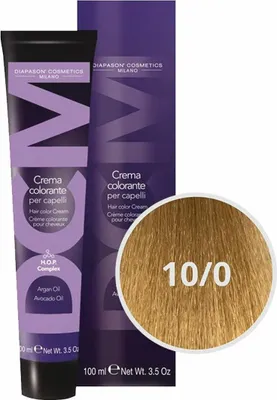 Produktbild von Diapason Haarfarbe Diapason Color Hair Color Cream 10/0 Lightened Natural Blond