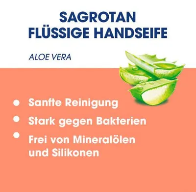 Produktbild von Sagrotan Aloe Vera Seife Pflegend VPE (6X250ml Seifenspender)