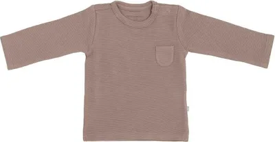 Image de Baby's Only - Pull pour bébé, modèle "Pure" - Couleur : Moka - Taille : 68 - 100% Coton