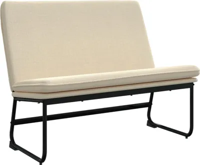 Obrázek produktu pro vidaXL Lavice Cream 100x75x76 cm Látka