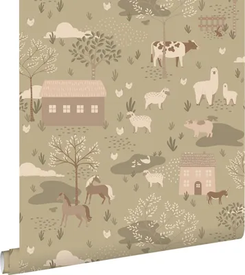 Obrázok produktu pre ESTAhome tapeta farma sivá zelená 50 x 900 cm