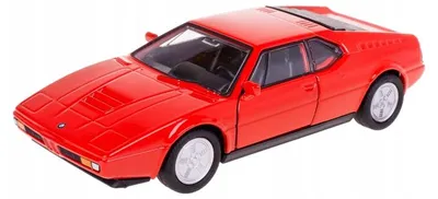 Produktbild von Welly BMW M1 Metallmodell Rot im Maßstab 1:32