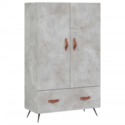 Produktbild von Highboard Betongrau 69,5x31x115 cm Holzwerkstoff