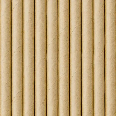 Produktbild von Papierstrohhalme, Kraft, 19,5cm (1 Packung / 10 Stück)