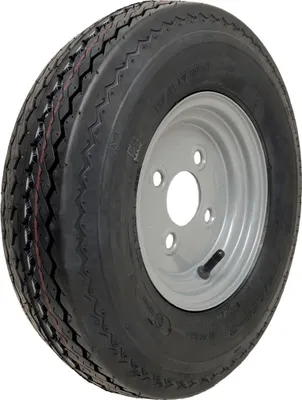 Obrázok produktu pre 4.80/4.00-8 Prívesné koleso 6vrstvová vysokorýchlostná pneumatika na ráfiku 345 kg 100 mm PCD