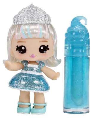 Produktbild von MGA Entertainment Yummiland Lipgloss Doll- Callie Birthday Cake, Mini-Puppe, Weiblich, 4 Jahr(e), Junge/Mädchen, Mehrfarbig