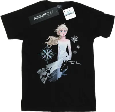 Produktbild von Disney - "Frozen 2" T-Shirt für Damen BI24385 (M) (Schwarz)