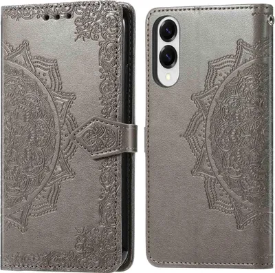 Zdjęcie produktu dla imoshion Mandala Bookcase dla Motorola Moto G56 - Szary