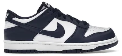 Produktbild von Nike Dunk Low White Midnight Navy (GS) - EU 39