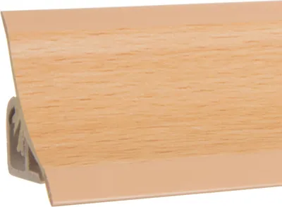 Produktbild von HOLZBRINK Küchenabschlussleiste Buche Küchenleiste PVC Wandabschlussleiste Arbeitsplatten 23x23 mm 150 cm