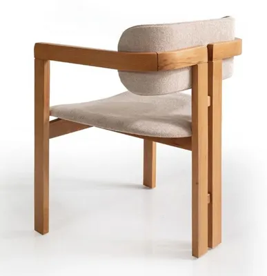 Obrázek produktu pro Designová jídelní židle Kuchyňská židle Jídelní židle Čalouněná židle Židle béžová