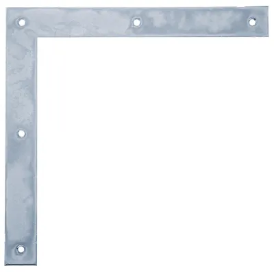 Torwinkel 10er-Pack, Stahl blau verzinkt, 250x30x250 mm, 5 Löcher