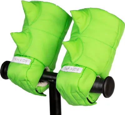 Produktbild von Micro Warmmuffs Kinderhandschuhe Dino - wasserdicht und mit Fleece gefüttert