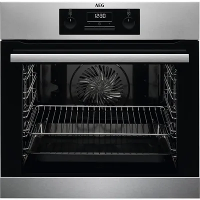 Aeg Hausgeräte BEB331010M Einbaubackofen, Reinigung mit Wasserdampf, Grillfunktion, Display mit