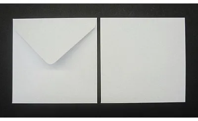 Produktbild von Briefumschläge 130x130mm 100g/qm gummiert VE=100 Stück weiß
