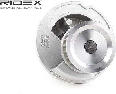 Produktbild von RIDEX 1260W0096 Kühlmittelpumpe Wasserpumpe mit Riemenscheibe für OPEL Corsa C Schrägheck (X01) Meriva A (X03) Astra H Caravan (A04) Astra G CC (T98)