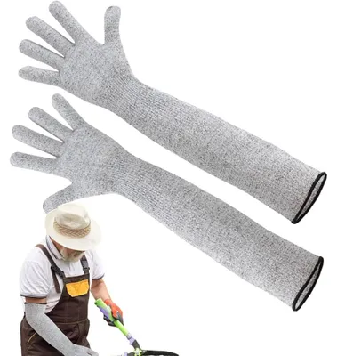 Produktbild von 1 Paar schnittfeste Armstulpen für Arbeitsschutz, Schutzärmel für Herren, schnittfeste Armstulpen Stufe 5, schnittfeste Schutzärmel