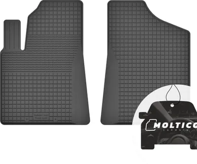 Produktbild von Vorne Gummimatten mit Rand Auto Fußmatten Gummi Automatten Passgenau 2-teilig Set - passend für Fiat Seicento 1998-2010
