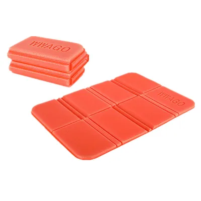 Imagen del producto de Cojines para sentarse de camping, cómodos y portátiles, perfectos para actividades al aire libre, color naranja