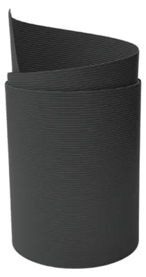 Produktbild von Sichtschutzstreifen zaun|zu RILLE MAXI Streifen 2,05m für 24cm Gittermatten Anthrazit 2,05m