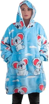 Produktbild von Kapuzendecke mit Ärmeln - Koala