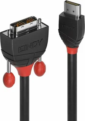 Produktbild von Lindy 36275, 10 m, HDMI Typ A (Standard), DVI-D, Männlich, Männlich, Nickel/Gold
