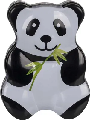Produktbild von Metall Dose Panda | Höhe: 14 cm