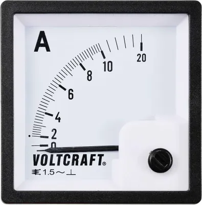 Produktbild von VOLTCRAFT AM-72X72/10A AM-72X72/10A Analog-Einbaumessgerät AM-72X72/10A 10 A Dreheisen