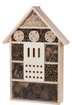 Produktbild von Insektenhotel - Schmetterlingshaus - Holz - 51 x 35 x 10 cm