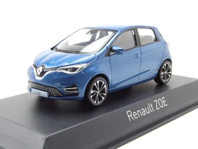 Produktbild von Renault Zoe 2020 blau metallic Modellauto 1:43 Norev
