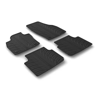 Produktbild von LAMPA Fußmatten Set Gummi für SKODA Scala Schrägheck Vorne+Hinten