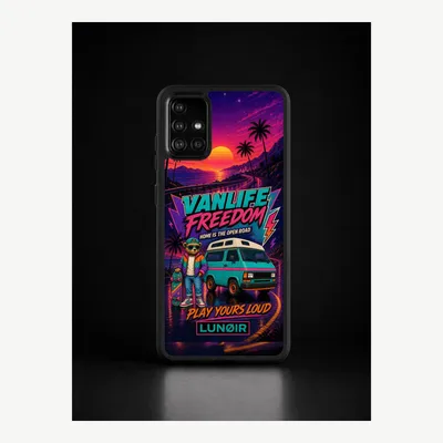 Image de Coque de protection pour Samsung A71, motif "vanlife" – LUNØIR ©