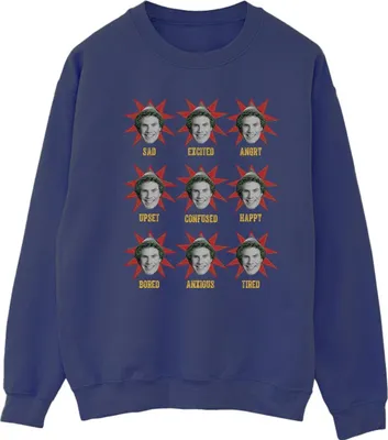 Produktbild von Elf - "Many Moods Of Buddy" Sweatshirt für Damen BI16682 (L) (Marineblau)