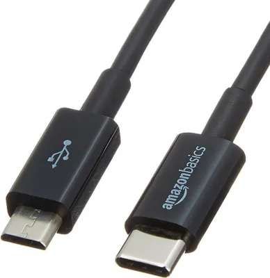 Obrázek produktu pro A. Základní kabel, USB-C na Micro USB Typ B, USB 2.0, 0,9 m, černý