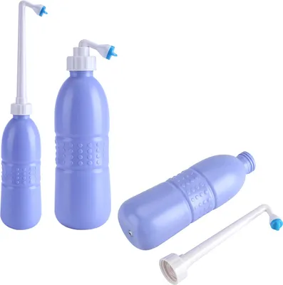 Image de Pulvérisateur d'eau portable Bidet Pulvérisation d'eau à la main Lavage des toilettes Salle de bain Maison Voyage Utilisation