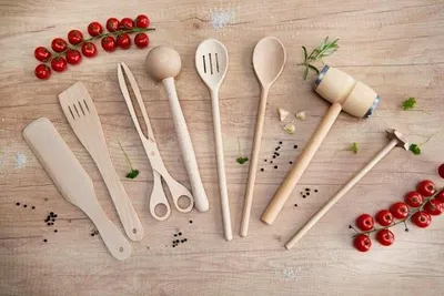 Produktbild von Küchenspatel, Holzspatel für Pfannkuchen, Omeletts und Fladen