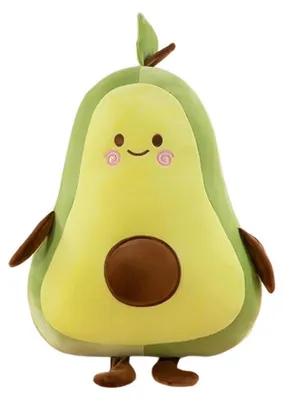 Obrázek produktu pro Plyšová avokádo, polštářek na mazlení, 35 cm