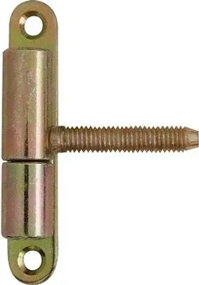 Image de Charnière À Vis Galvanisée Jaune 15*50Mm /2Pcs/