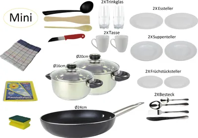Produktbild von Haushalts Starterpaket/Grundausstattung/Starter-Set Basic (Mini)