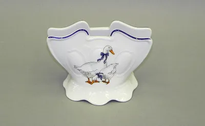 Obrázok produktu pre Držiak na obrúsky, husi, český porcelán, Leander