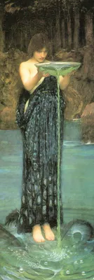 Obrázok produktu pre John William Waterhouse Art Print Obraz - Žiarlivá Circe, 1892 (158 x 53 cm)