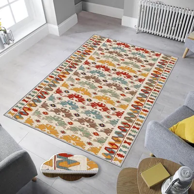 Produktbild von Conceptum Hypnose, EEXFAB776- EEXFAB776HFT, Bunt, Teppichläufer, 80 x 150 cm, 100% POLYESTER
