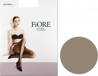 Produktbild von Glatte Damenstrumpfhose Fiore Lili 20 den Cappuccino 4