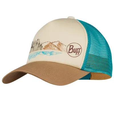 Produktbild von BUFF Fahrradmütze - TRUCKER LASALA - Braun/Blau UNI