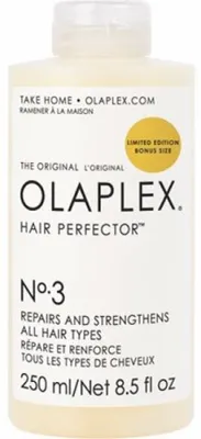 Produktbild von Olaplex No. 3 Hair Perfector Jumbo, Mittel zur Stärkung der Haare, 250 ml, Frauen, Alle Haare, Feuchtigkeitsspendend, Reparatur, Verstärkung, Flasche