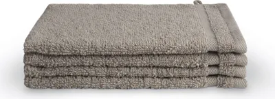 Obrázok produktu pre Umývacia rukavica Byrklund Bath Basics, farba taupe – 4 ks, 16 x 21 cm